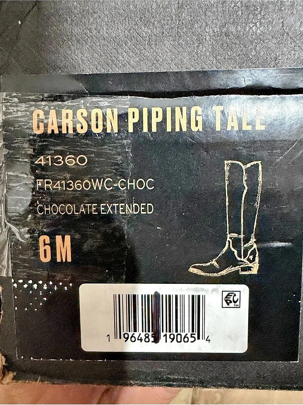 Frye Carson Piping Tall Boots Brown US 6 M